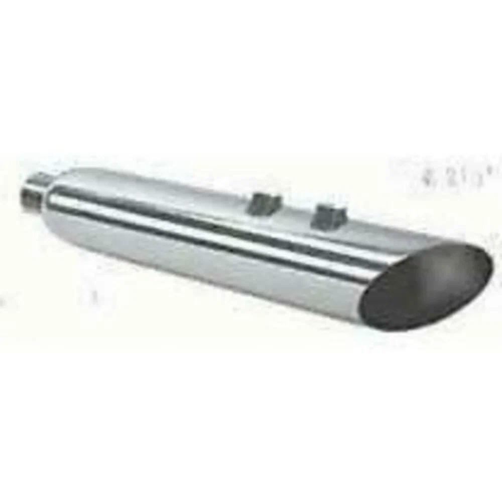 95-16 Harley Davidson Angle Cut Slip On Muffler Chrome Exhaust 2 Baffle